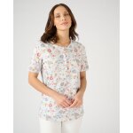 Tee - shirt col rond fantaisie en pur coton.