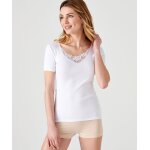 Tee - shirt finition guipure thermolactyl Tee - shirt finition guipure thermolactyl