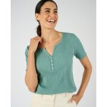 Tee - shirt avec jeux de fines ctes pur coton