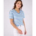 Tee - shirt ray� en maille textur�e