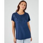 Tee - shirt uni � sequins.