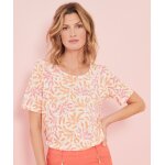 Tee - shirt volant manches courtes