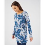 Tunique maille chaude imprim fleuri