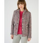 Veste double effet tweed fils brillants