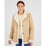 Veste effet peau laine