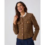 Veste effet tweed