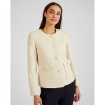 Veste effet tweed avec fil coloris dor