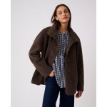 Veste imitation peau lain�e