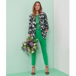 Veste imprime en satin mat