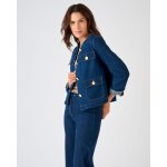 Veste en jean � boutons chic
