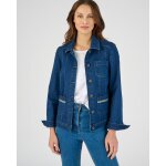 Veste jean finitions brillantes