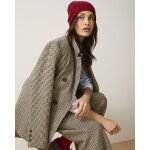 Veste motif pied - de - poule