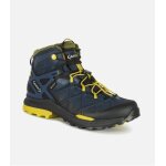 Aku chaussures de rando tige mdium avec dual fix system aku homme rocket mid dfs gtx - bleu / jaune ...