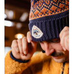 Cimalp bonnet en laine m�rinos avec pompon homme billiat h - marron u - randonn�e hivernale - marche ...