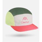 Cimalp casquette de trail respirante 5 panel cap - vert / saumon u - randonne ultra - lgre - trail ...