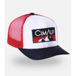 Cimalp casquette trucker r�glable trucker cap - blanc / rouge u -