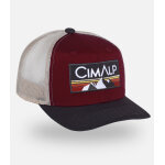 Cimalp casquette trucker r�glable trucker cap - bordeaux u -