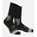 Cimalp chaussettes double peau anti - ampoules trekking x2 - long - noir / rose 42 / 44 - randonn�e hivernale ...