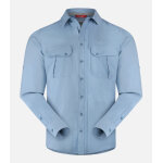 Cimalp chemise manches longues en tissus anti - moustiques homme acapulco - bleu s - grande randonn�e ...