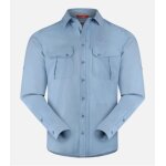 Cimalp chemise manches longues en tissus anti - moustiques homme acapulco - bleu s - grande randonne ...