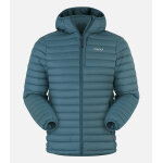 Cimalp doudoune � capuche chaude et compressible en cimaloft� homme meije - bleu canard s - lifestyle ...