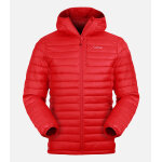 Cimalp doudoune � capuche chaude et compressible en cimaloft� homme meije - rouge s - lifestyle & urbain ...