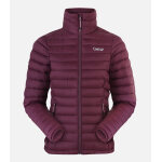 Cimalp doudoune isolante et l�g�re en duvet cimaloft� femme clusaz - bordeaux xs - raquette � neige - ...