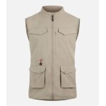 Cimalp gilet stretch multi - poches homme ayers rock - beige s - lifestyle & urbain - trekking & voyage ...
