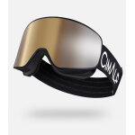 Cimalp masque de ski � vision panoramique cat 3 golden - noir u - ski alpin