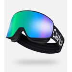 Cimalp masque de ski  vision panoramique cat 3 toronto - noir u - ski alpin
