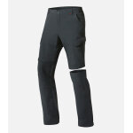 Cimalp pantalon transformable 2 en 1 & anti - moustiques homme katmandou - anthracite s - trekking & ...