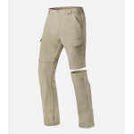 Cimalp pantalon transformable 2 en 1 & anti - moustiques homme katmandou court - beige s - trekking & ...