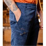 Cimalp pantalon velours homme munia h - marine s - lifestyle & urbain - trekking & voyage