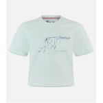 Cimalp t - shirt d'escalade coton bio responsable femme crux - bleu 2xs - escalade - lifestyle & urbain ...