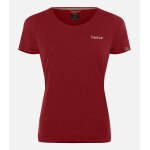 Cimalp t - shirt en laine m�rinos cimawool� femme aigliere - rouge xs - trekking & voyage - grande randonn�e ...