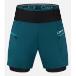 Cimalp short de trail avec ceinture multi - poches homme aoste team - vert fonc� xl - trail running & ...