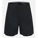 Cimalp short de trail avec cuissard ultra l�ger et ceinture mutlipoches homme lavaredo - noir xs - trail ...