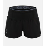 Cimalp short trail running 2 en 1 + ceinture multi - poches femme vesubie - noir xs - fast - hiking - ...