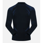 Cimalp sous - v�tement chaud cimatherm� avec de la soie homme strategic top - noir / bleu s / m - alpinisme ...