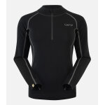 Cimalp sous - v�tement m�rinos cimawool� extra - chaud femme - noir 2xs - marche nordique - randonn�e ...