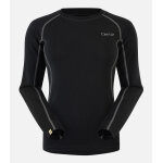 Cimalp sous - v�tement m�rinos cimawool� extra - chaud femme wool top 240 - noir 2xs - marche nordique ...