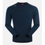 Cimalp sous - v�tement thermique en laine m�rinos homme wool top - marine s - randonn�e hivernale - raquette ...