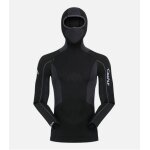 Cimalp sous - vtement thermique seamless avec capuche homme seamless hood - noir s / m - grand froid ...