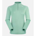 Cimalp sweat technique chaud & stretch � col zipp� femme teillon - menthe xs - randonn�e hivernale - ...
