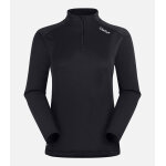 Cimalp sweat technique chaud & stretch � col zipp� femme teillon - noir xs - randonn�e hivernale - trail ...
