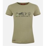 Cimalp tee - shirt lger coton / polyester femme climb - vert xs - lifestyle & urbain - trekking & voyage ...