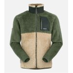 Cimalp veste polaire chaude  poils longs homme refuge - vert / beige s - grand froid - lifestyle & urbain ...