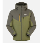 Cimalp veste de ski technique stretch en cimashell� homme caron - kaki s - ski alpin