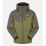 Cimalp veste de ski technique stretch en cimashell homme caron - kaki s - ski alpin