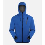 Cimalp veste de trail ultrashell� imperm�able et coupe - vent homme storm - bleu s - randonn�e hivernale ...
